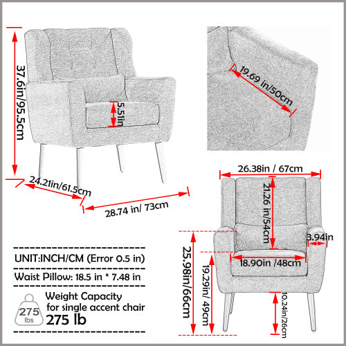 Modern Armchair Model Alba