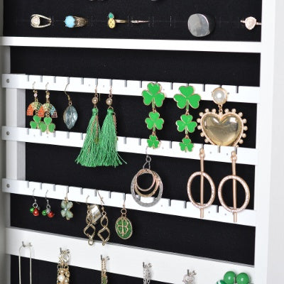 Full Length Mirror 360 Swivel Jewelry Cabinet