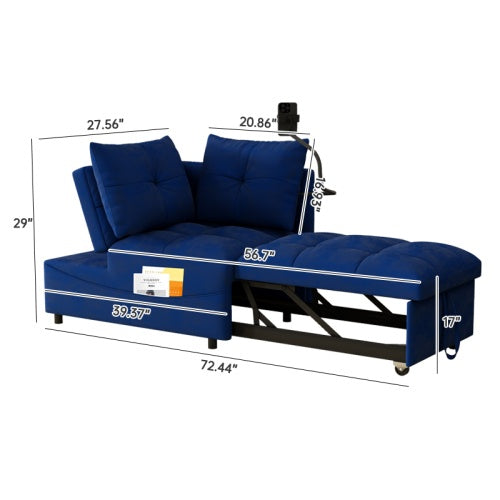 1 Versatile Foldable Sofa Bed In 3 Lengths